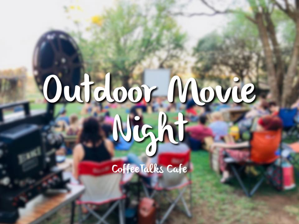coffeetalks cafe: outdoor movie night
